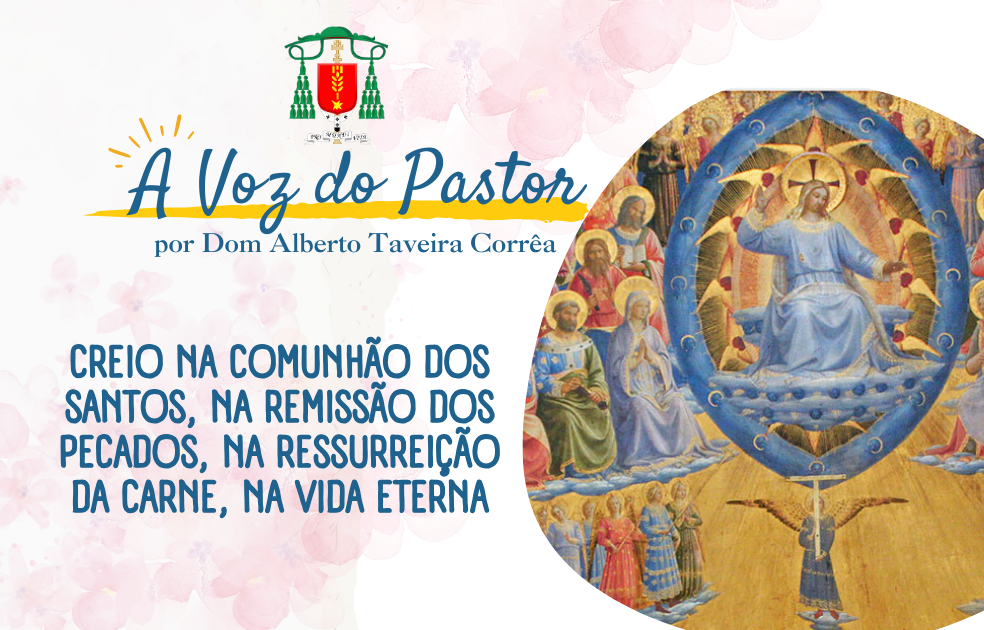 Creio na Comunhão dos Santos, na remissão dos pecados, na Ressurreição da Carne, na Vida Eterna