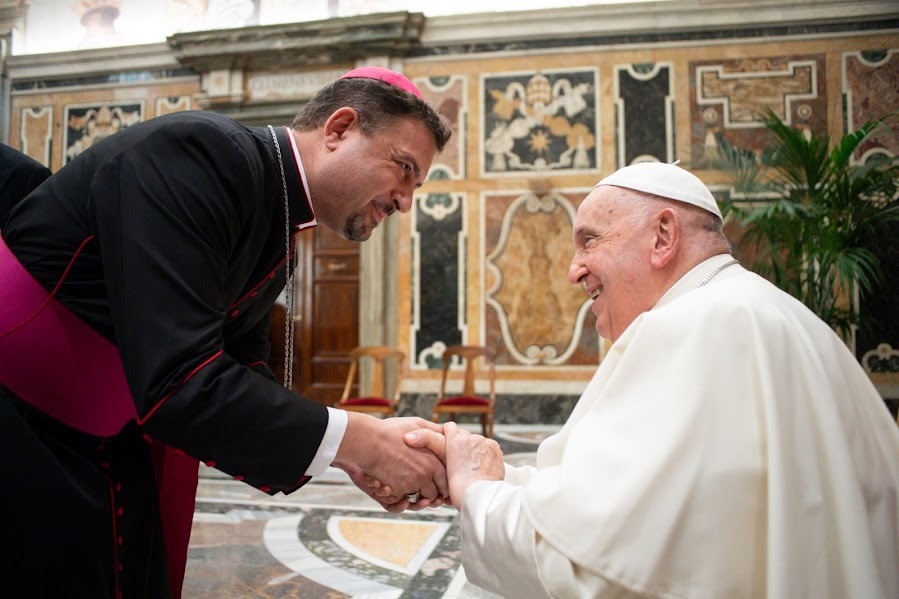 Dom Paulo com Papa Francisco