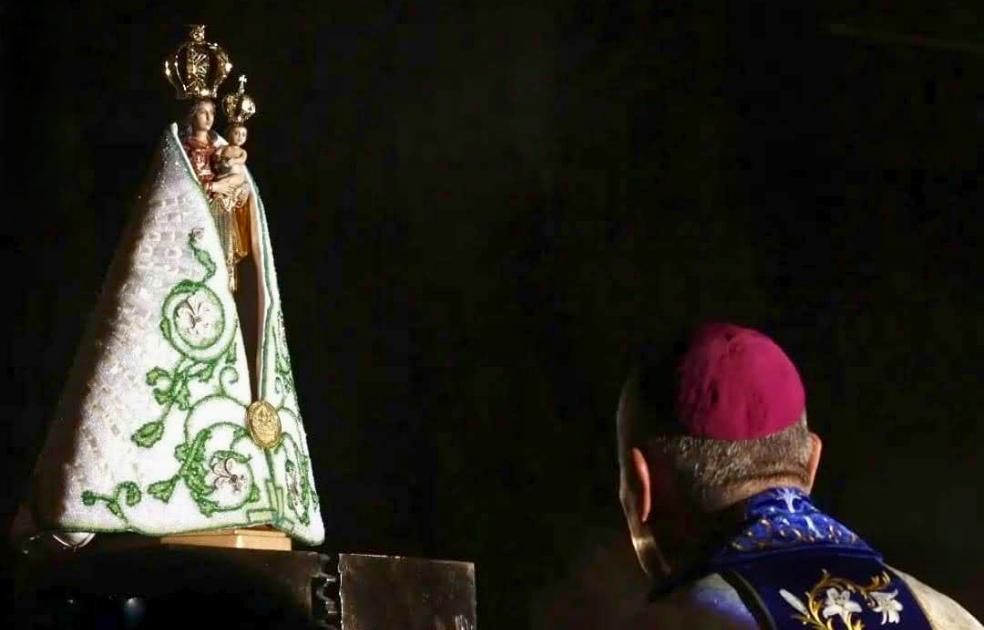 Dom Alberto com Nossa Senhora (Sandro Barbosa)